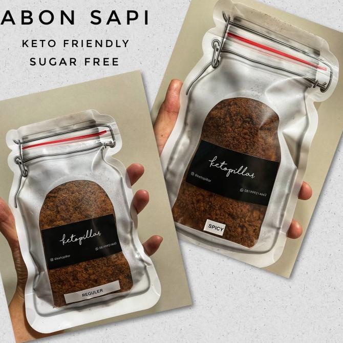 

Promo Abon Keto Sapi Pedas Halal Tanpa Gula Low Carb