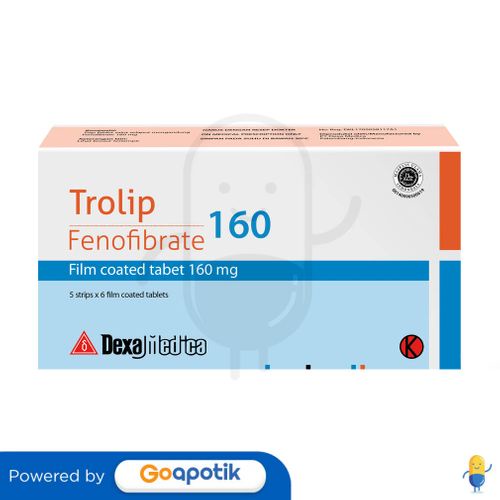 TROLIP 160 MG BOX 30 TABLET