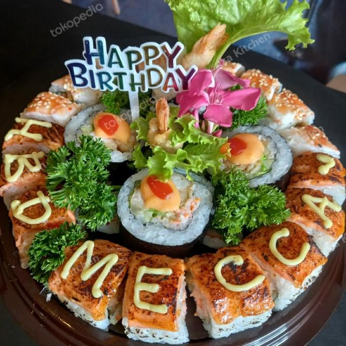 

Promo Menu buka puasa/ Personal sushi cake/ Personal sushi roll