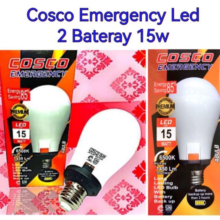 Termurah Cosco Lampu Led Emergency 15W 18W