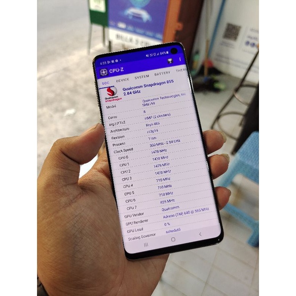 Samsung S10 8/128gb Snapdragon 855 murah ada minus
