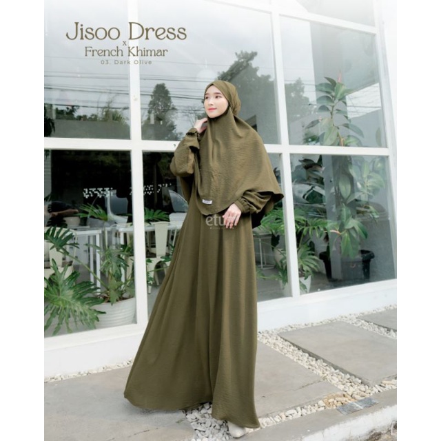 Gamis Crincle Airflow Jisoo Dress By Etuzi