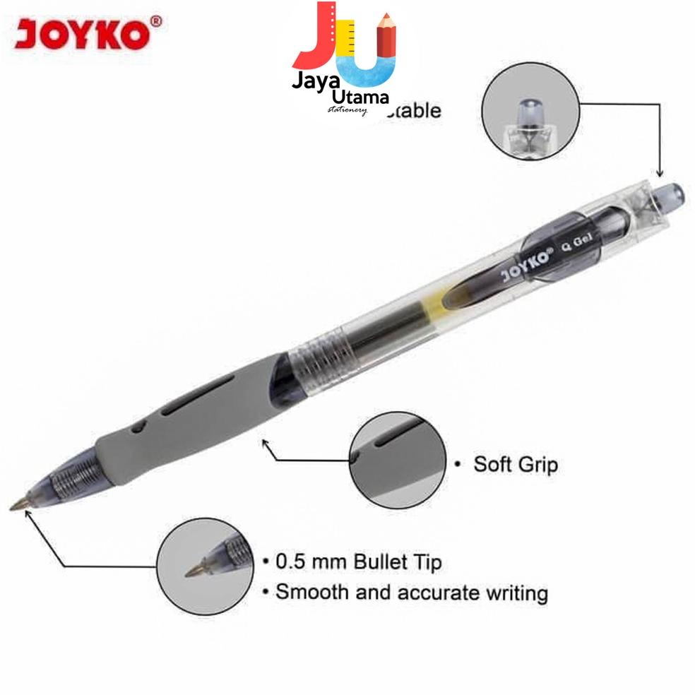 

Trending Joyko Bolpen Ball Pen Pulpen Pena Q-Gel Gp-265 (1 Lusin)