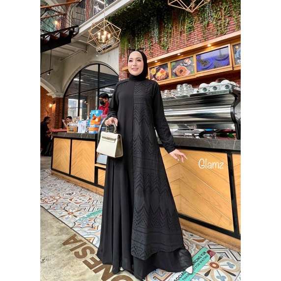 gamis original/katun bordir bolong/gamis elegan