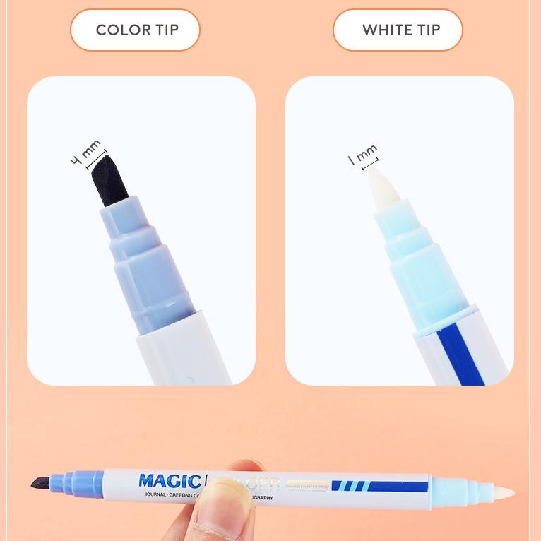 

Viral 12 Pcs Shands Magic Color Changing Marker Set - Spidol Ajaib Unik Untuk Journal S325-12