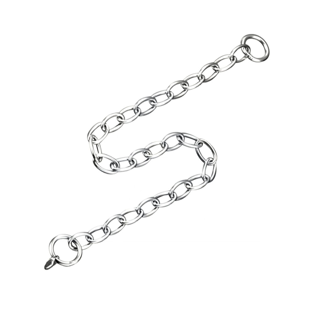 Pet Kingdom Kalung Rantai Anjing Dog Short Oval Link Choke Chain 3.0 Mm X 66 Cm Choker Anjing Model Rantai Tali Leher Hewan Aksesoris Hewan Peliharaan