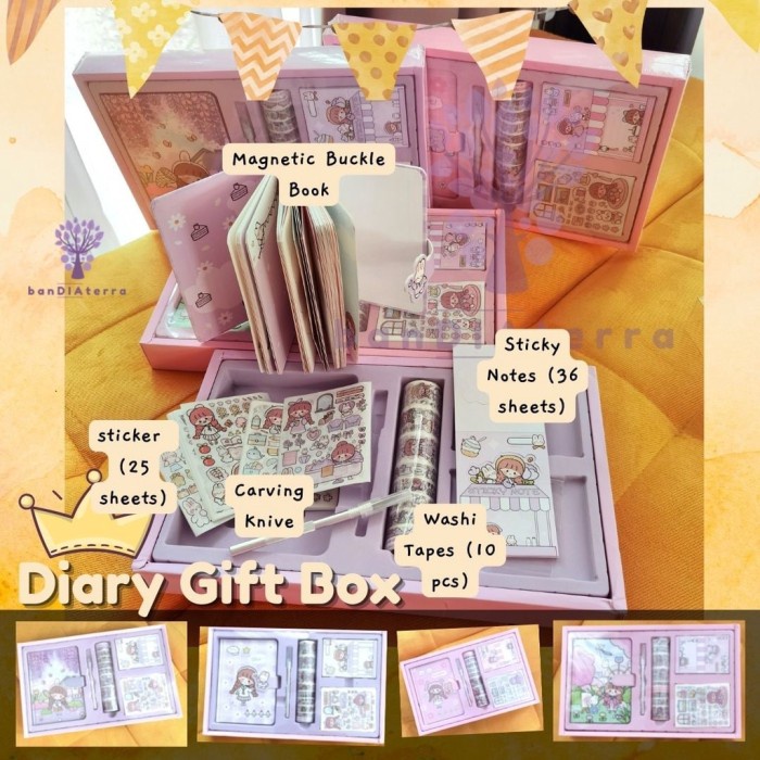 

Terlaris Bmd - Ziyi Diary Box Set (Tb12 Stickers Book Gift Box)