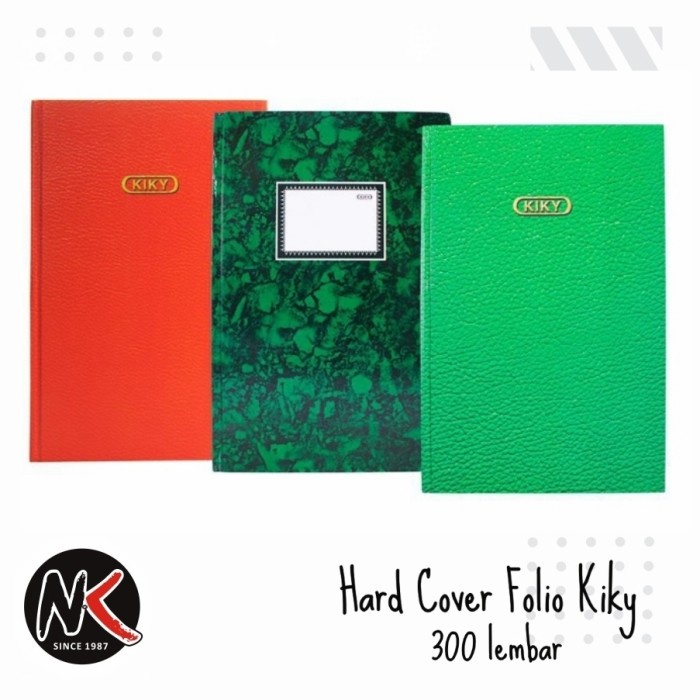 

TERMURAH Buku Hard Cover Folio 300 Lembar Kiky /BUKU TULIS SEKOLAH/BUKU TULIS SIDU/BUKU TULIS
