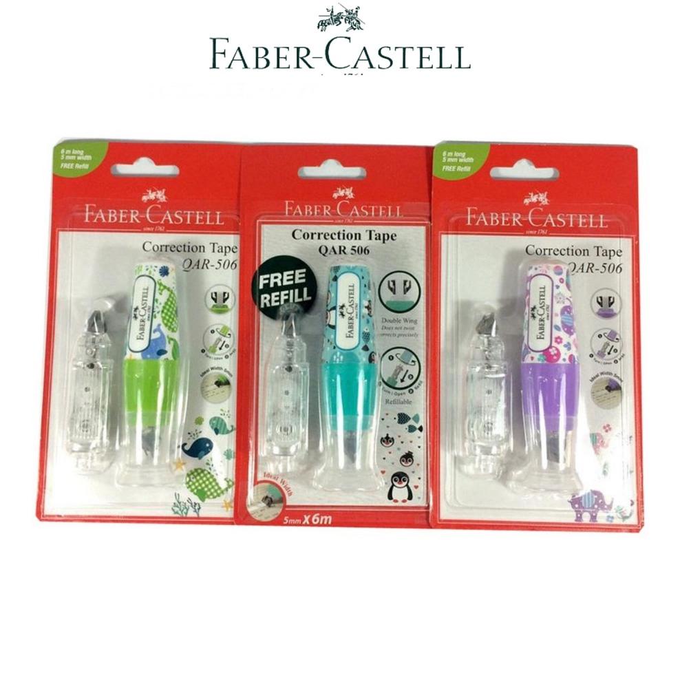 

Garansi Resmi Faber Castell Correction Tape / Tipe X Faber Castell Qar-506 Fancy