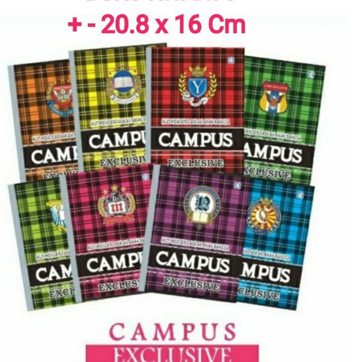 

Hadir Limited Buku Tulis 38 Lembar CAMPUS Isi 10 Buku RANDOM