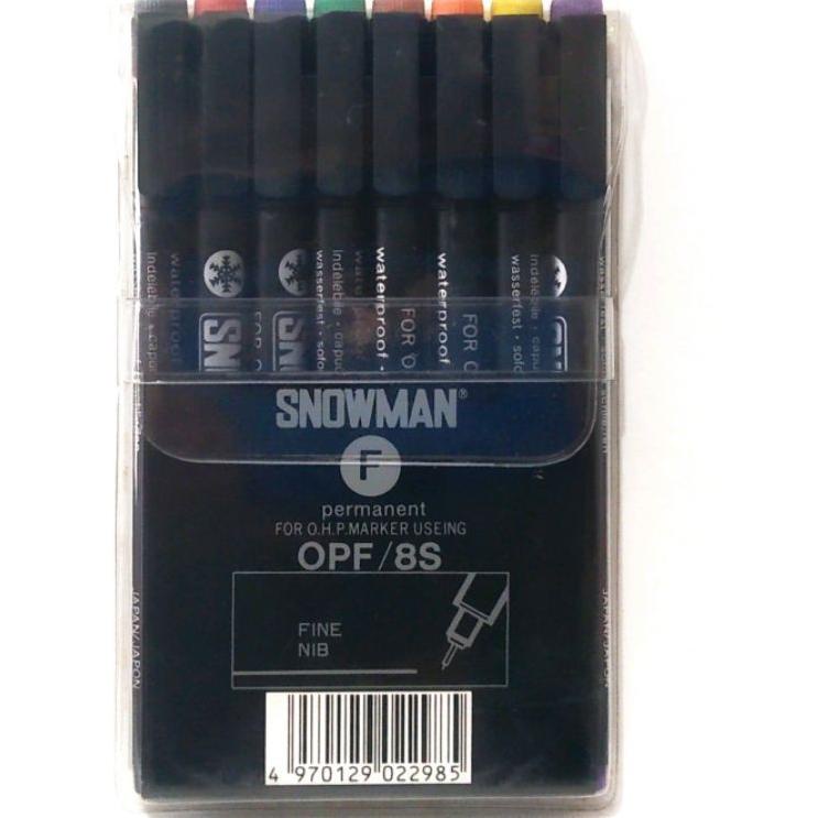

Grosir Murah SNOWMAN OHP PERMANENT MARKER COLOR PEN SET SPIDOL WARNA PERMANEN