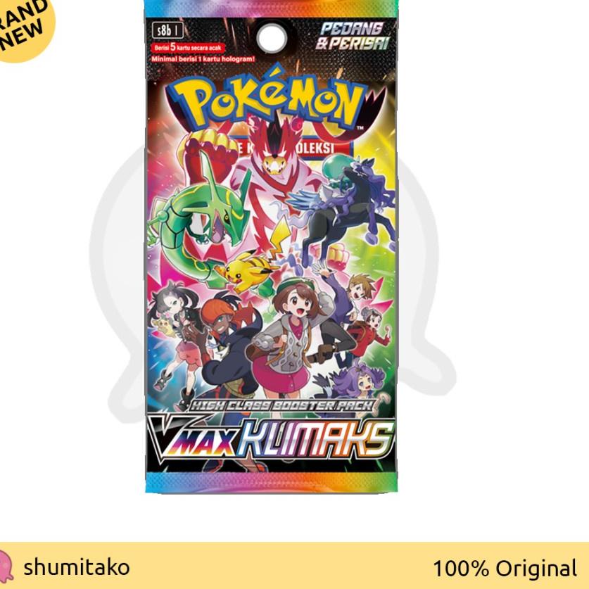 Produk Termurah Kartu Pokemon TCG Cards S8b VMAX Klimaks Booster Pack