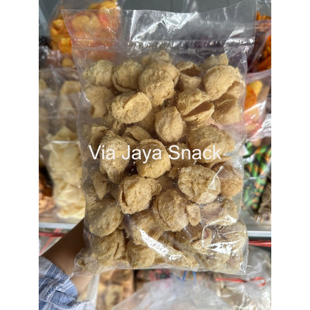 

Tahu Walik 100 gr Cemilan Tahu Walek Tahu Pong Renyah Krispi Via Jaya