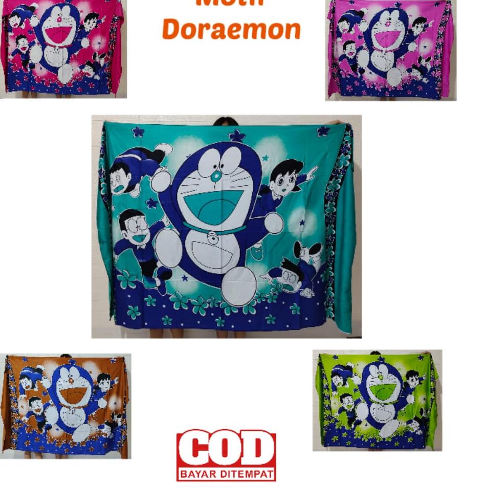 Serba Terbaru Kain Bali/Kain Pantai Export/ Motif Doraemon/Kain Bali Premium/Selimut Bali