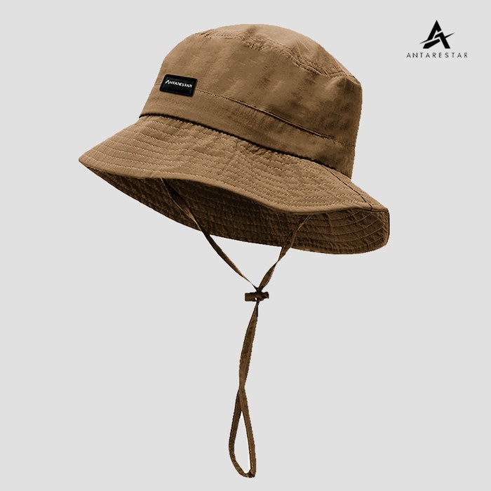 topi wanita Topi Pria Bucket Hat Rimba Topi Pria Wanita Outdoor Topi Rimba Gunung - Khaki / Krem D2I