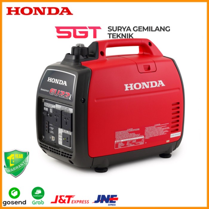 Ready Generator Inverter Honda 2.2KVA - EU22i Mesin Genset Eu 22 i Portable