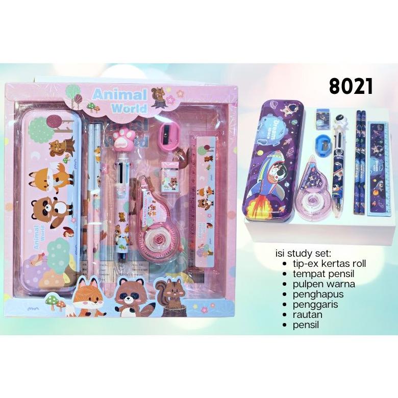 

Garansi Resmi Studyset Set Alat Tulis Anak Sekolah Motif Astronot Animal Dino Saurus 8021