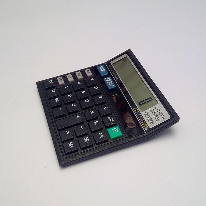 

Terlaris Kalkulator Citizen Ct-512 12 Digit + Check-Correct