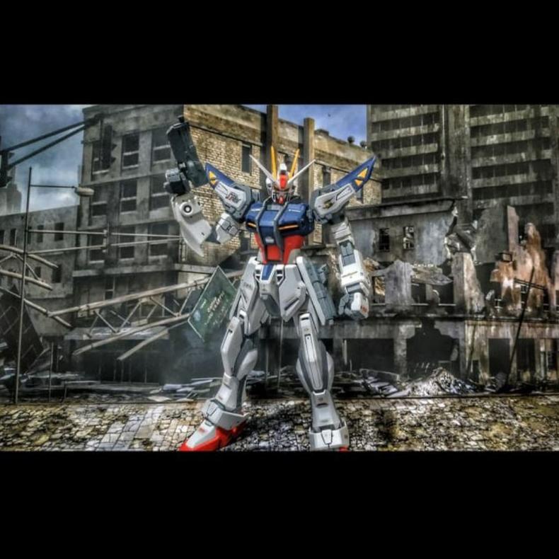 Terlaris Diorama Gedung Hancur Mg Gundam Dan Lain-Lain