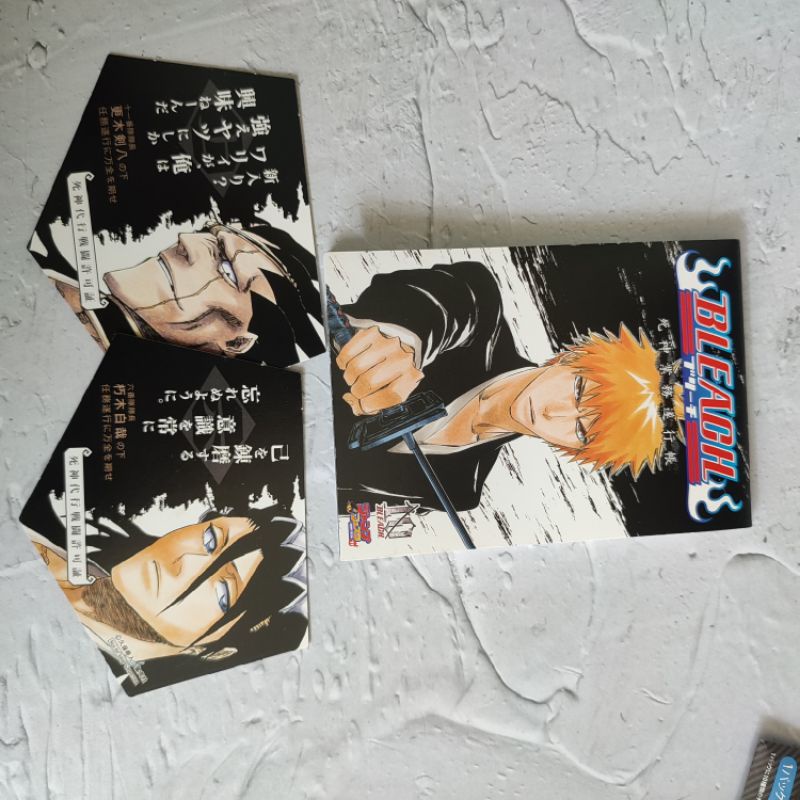 official merch bleach mini notebook ichigo kenpachi zaraki byakuya
