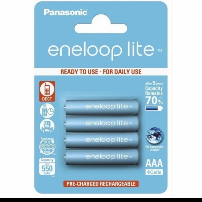 BATERAI CAS ENELOOP LITE AAA 550 MAH