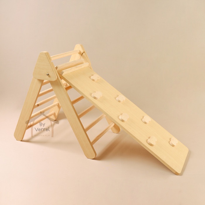 Terlaris Pikler Triangle [Premium] / Tangga Manjat Anak /Wooden Pikler Triangle