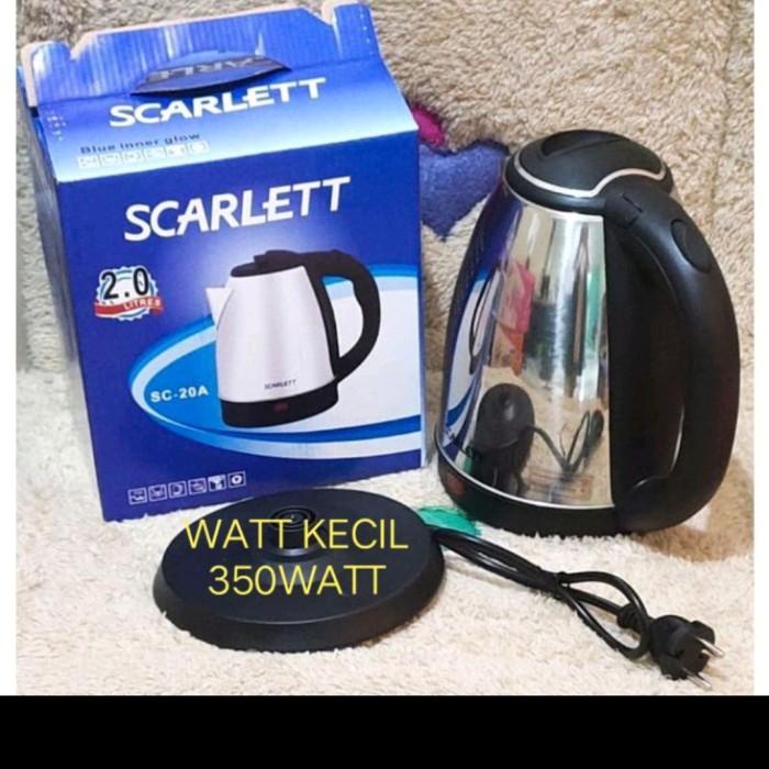 Teko Air Panas Listrik Low Watt Stainless