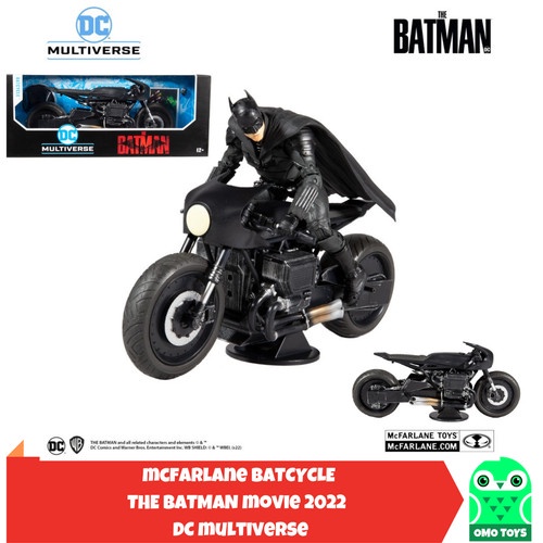Mcfarlane Toys Batcyle The Batman movie 2022 Pattinson DC multiverse H-r154