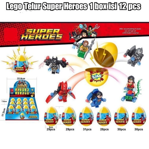 Lego Brick Telur Super Heroes JLB H-r1666