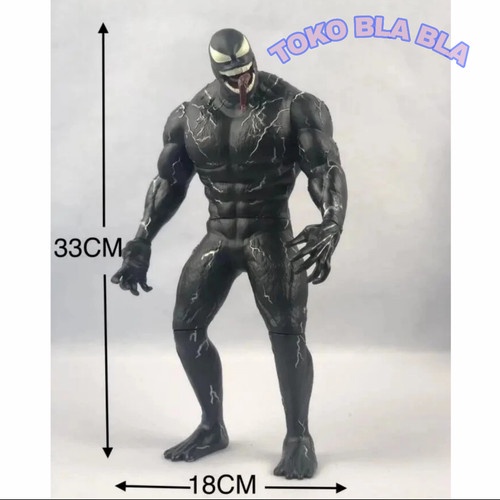 ACTION FIGURE VENOM SIZE JUMBO HOBBY KOLEKSI AVENGERS FIGURE KARAKTER - 1.Venom 33cm H-r1402