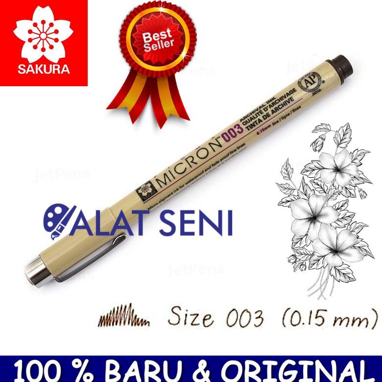 

Termurah Sakura Pigma Micron 003 Sephia / Sakura Pigma Micron 003 (Sepia)