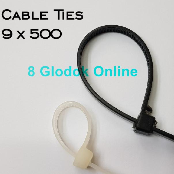 

KABEL TIES 50 CM / 9.0 X 500MM CABLE TIES / CABEL TIS 50 CM NYLON