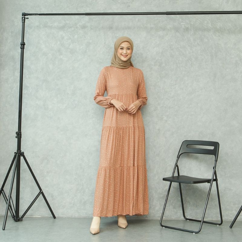 Le khari zamora dress gamis homedress rayon viscose busui