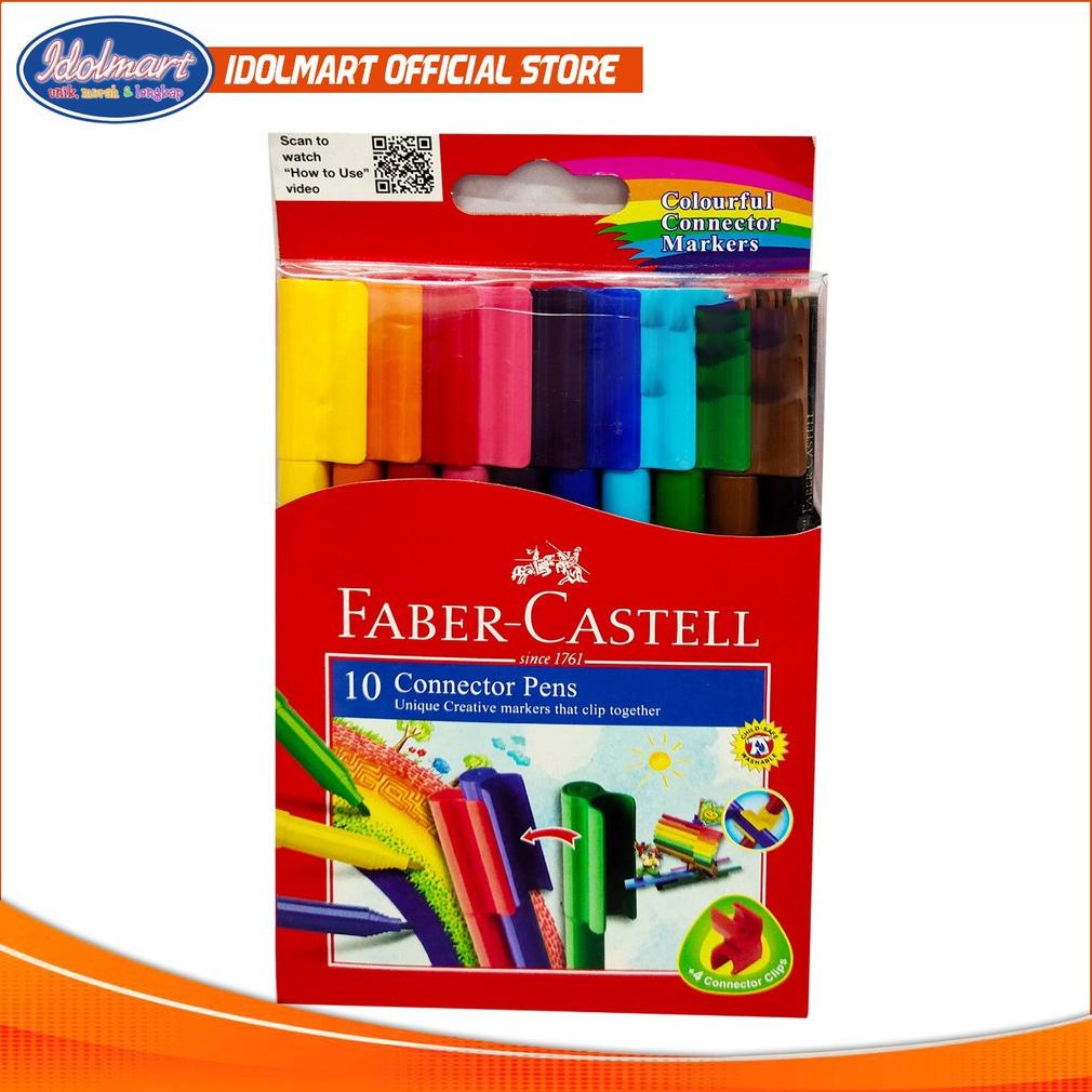 

Termurah Idolaku Faber Castell Spidol Connector Pen 10 Warna