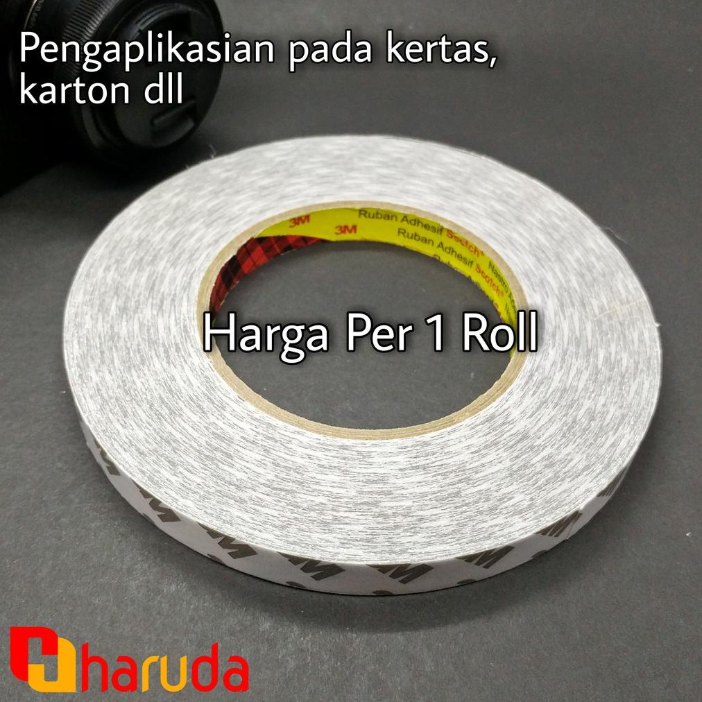 

Cuci Gudang Double Tape 3M Tissue / Tipis 12 Mm X 50 M