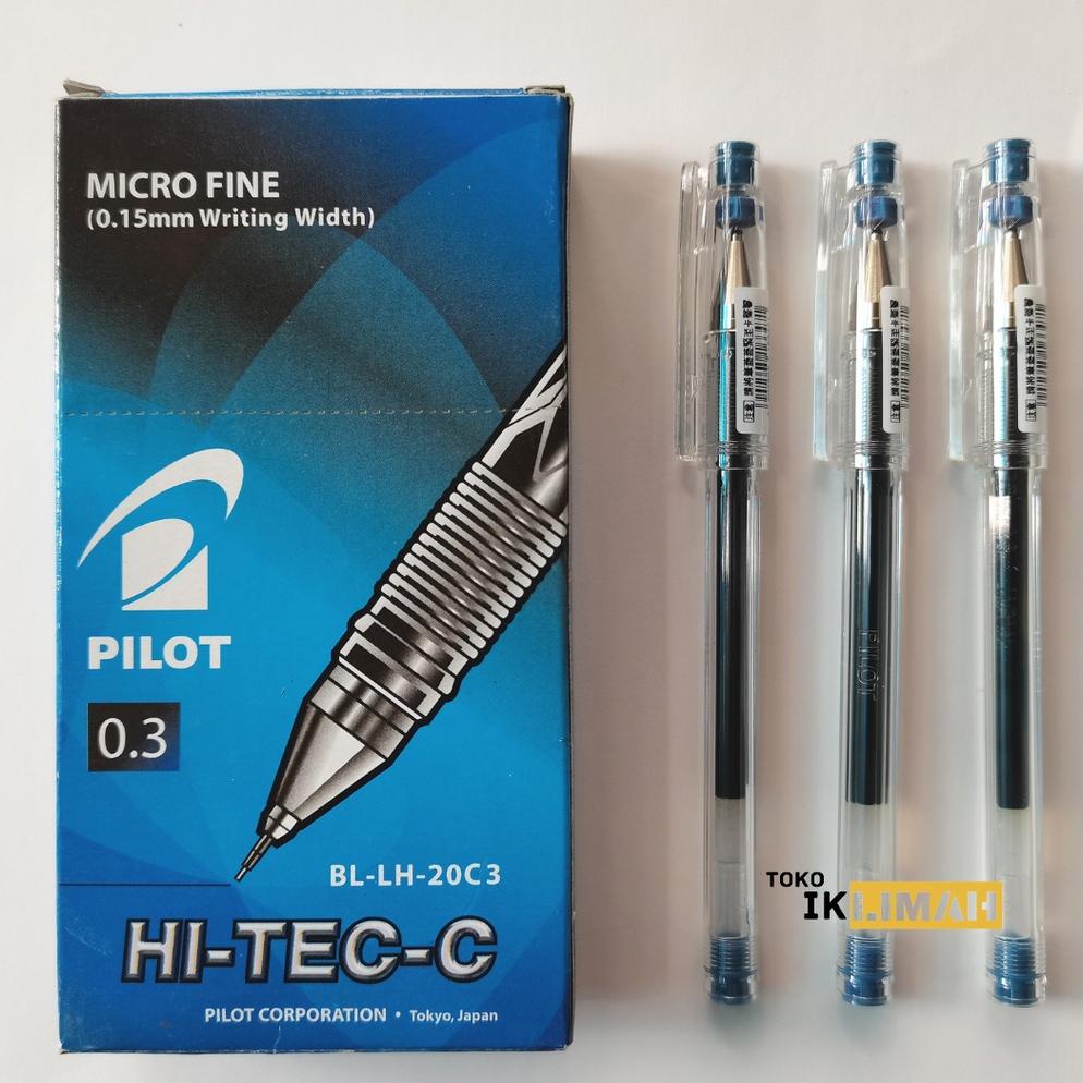 

Promo Habis (1 Pcs) Pulpen Pilot Hi-Tech-C 0.3 Mm Hitam - Biru / Pena Jel / Bolpen