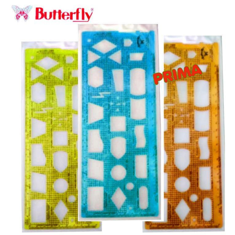 

Garansi Resmi Penggaris Bentuk / Penggaris Flowchart / Penggaris Butterfly Bt 2020