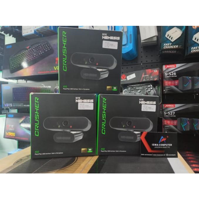 NYK NEMESIS WEBCAM A50 CRUSHER FULL HD 1080P