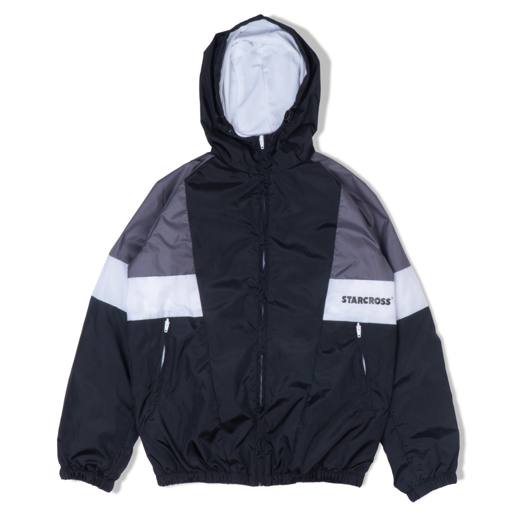 STARCROSS Running Jacket - JS 1025 - Black White