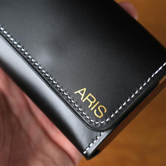 

ALDER - Signature Business Card Holder - Dompet Kartu - Kulit Asli - Black, Original