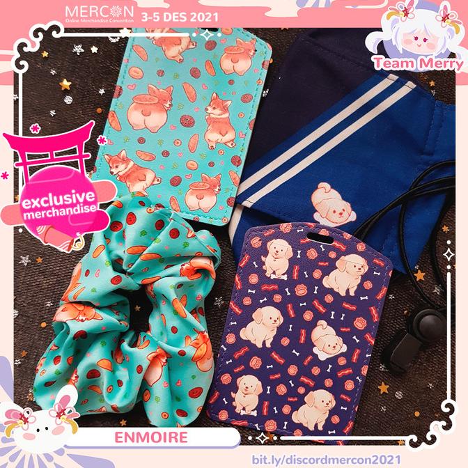 

Doggo Card Holder, Mask, Scrunchie
