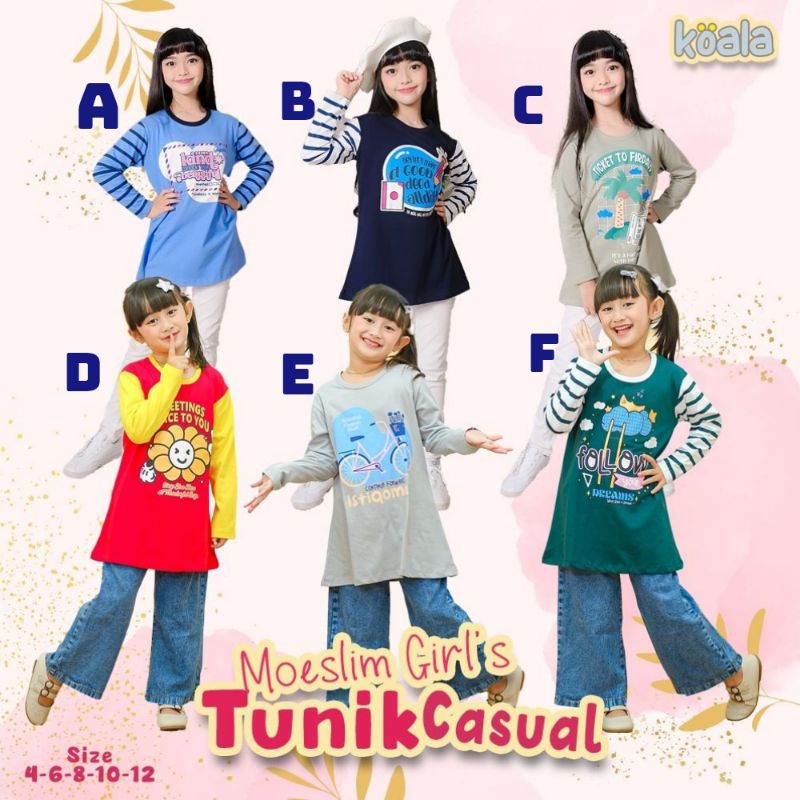 tunik anak cewek kaos tunik anak koala