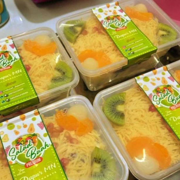 

Grosir Label Stiker Box Salad Buah (Free Design)
