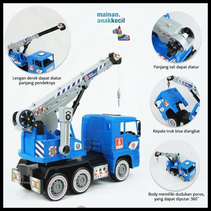 Mainan Mobil Mobilan Miniatur Truk Pasir Tanah Dam Truck Ukuran Besar