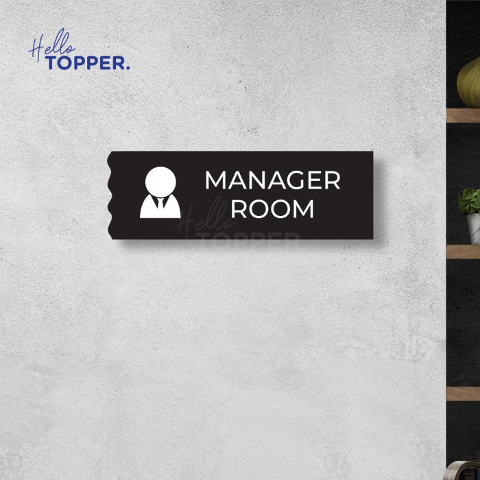 

Pemotong Sign Akrilik Signage Tulisan Acrylic Papan Curly Style - Manager Room