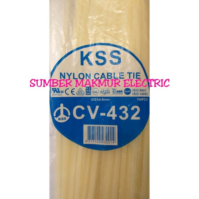 

CABLE TIES CV-432 / KABEL TIS 43cm (4,8X432mm) KSS / CABLE TIE KSS