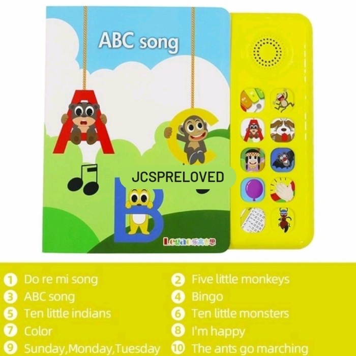 Hot Sale Children Songs Book With 10 Favorite Songs To Sing A Long Termurah
