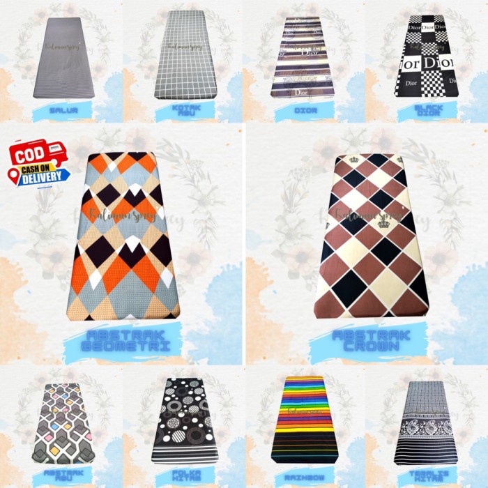 Terlaris Sarung Kasur Busa Resleting 70 X 200 X 10 Sprei Resleting Single Size