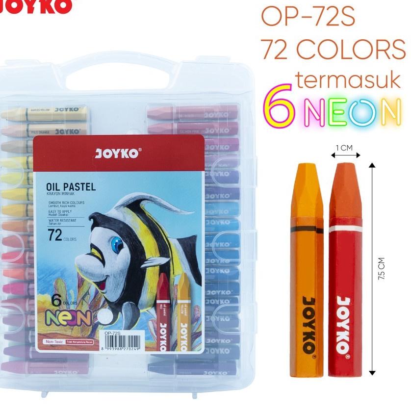 

Diskon Untung Crayon Oil Pastel Krayon Minyak JOYKO 72 Warna