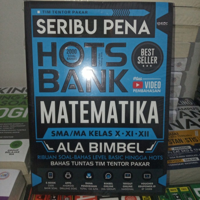 Diskon Spesial Buku Seribu Pena Hots Bank Soal Matematika Sma Terbaru